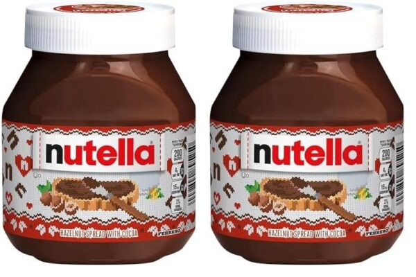 Nutella Chocolate Hazelnut Spread, Perfect Topping for Pancakes, 26.5 oz (Pack of 2)